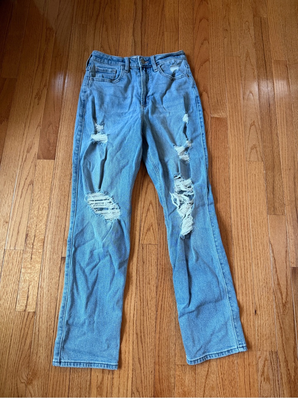 Hollister Light Blue Distressed Women's Jeans